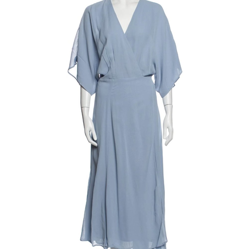 Reformation Karen Dress in Mineral Blue, sz. XL